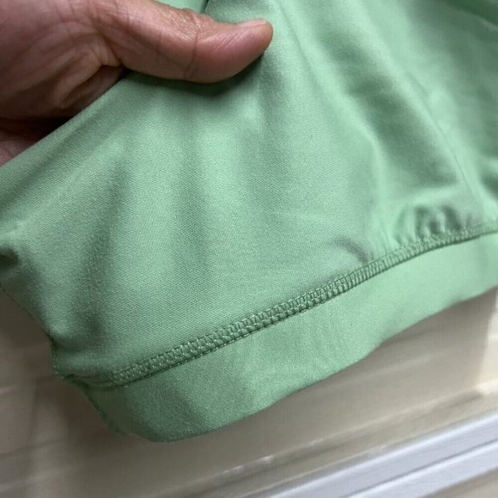 WeWoreWhat Revolve Athletic High Neck Racerback Sports Bra SMALL Fair Green - Picture 5 of 6